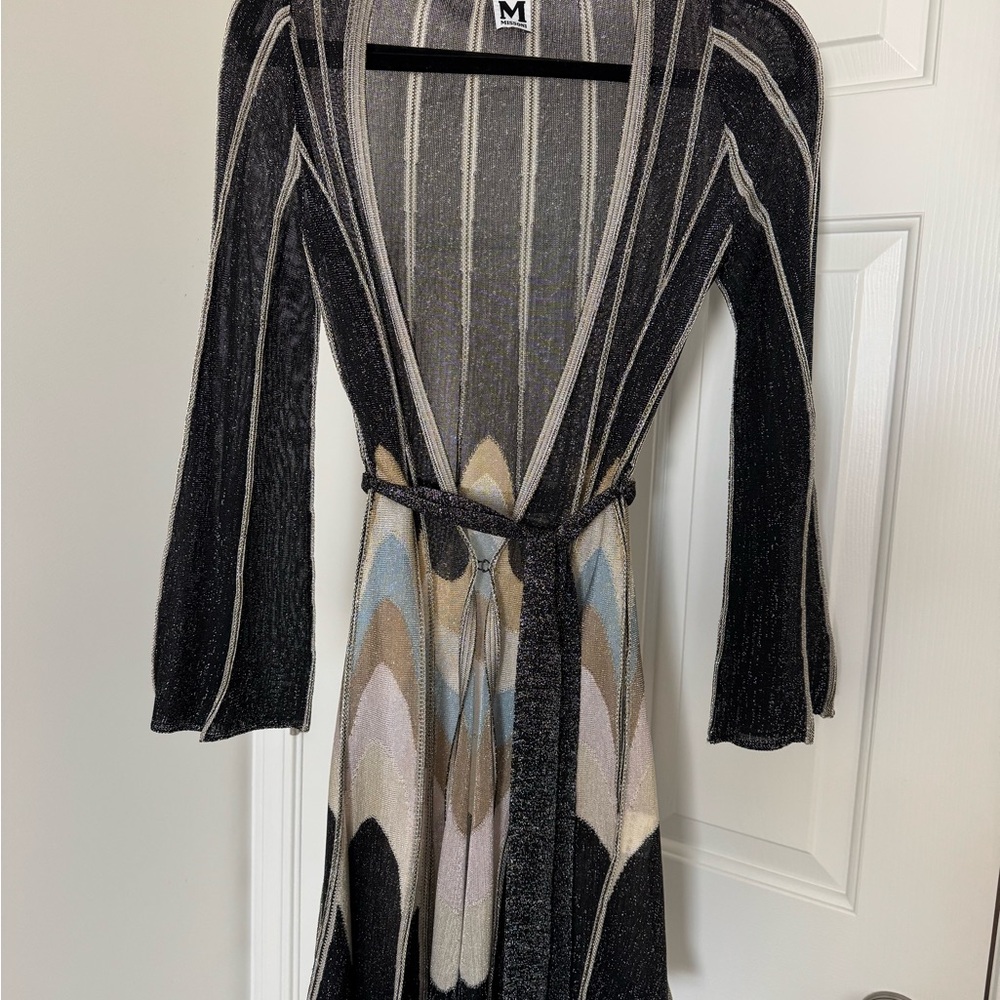 Missoni Multicolor Long Sleeve Top with Belt